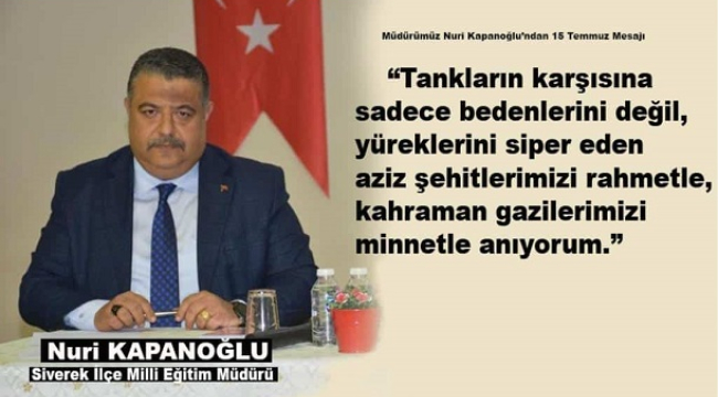 15 Temmuz zaferi Siverek'te anıldı