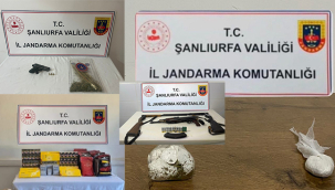 Şanlıurfa'da Jandarmadan narkotik madde ve silah operasyonu: 6 Gözaltı