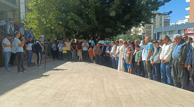 Siverek'te Gazze Protestosu: Gazze çocuk mezarlığına dönüştü