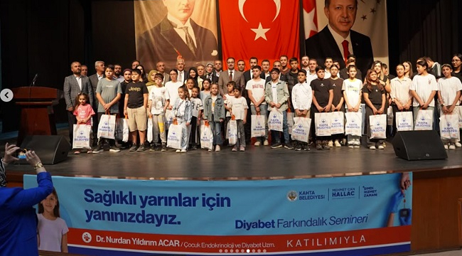 Kahta Belediyesi'nden tip 1 diyabet hastalarına destek!