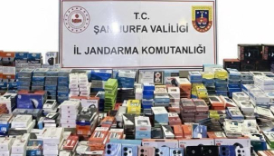 Şanlıurfa binlerce elektronik eşya ele geçirildi!