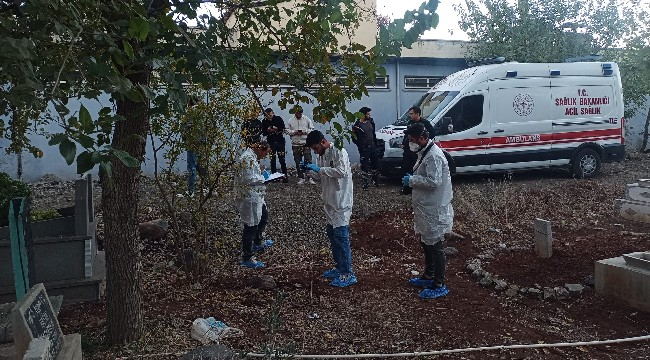 Siverek'te mezarlıkta bebek cesedi bulundu