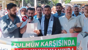 Siverek'ten çağrı: İsrail ile petrol akışını durdurun, Sumud Filosu'nu koruyun