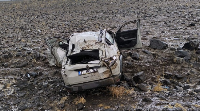 Siverek - Diyarbakır ve Karacadağ yollarında dolu paniği: 3 farklı kazada 7 kişi yaralı