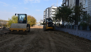 Siverek'te yol yapım çalışmaları aralıksız devam ediyor