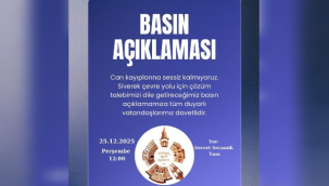 Siverek’te “Ölüm Yolu” İçin Basın Açıklaması Yapılacak