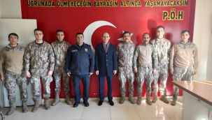 Kaymakam Sak'tan Güvenlik Birimlerine Ziyaret