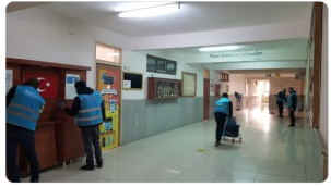 Siverek DSM'den Eğitime Temizlik Desteği