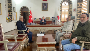 Siverek Görme Engelliler Derneği'nden Kaymakam Sak'a Ziyaret