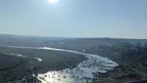 Siverek'te Dere, 2 Yılın Ardından Yeniden Akmaya Başladı