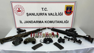 Hilvan'da silah operasyonu