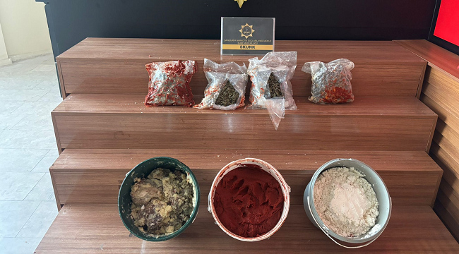 Şanlıurfa'da narkotik operasyonu: 2 kilo 400 gram skunk ele geçirildi