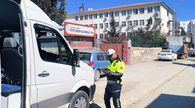 Şanlıurfa'da okul çevresi ve servis denetimleriyle 1 şüpheli yakalandı