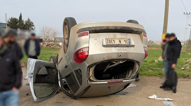 Siverek-Adıyaman Karayolunda trafik kazası: 2 yaralı