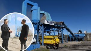 Siverek Belediyesi 12 yıl aradan sonra yeniden asfalt üretimine başladı