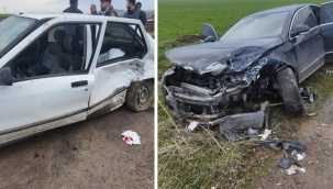 Siverek'te iftara yakın trafik kazası: 3 yaralı