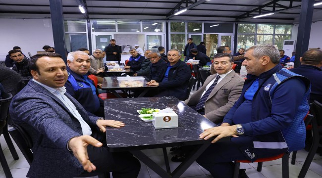 Başkan Bucak, zabıta çalışanlarıyla bir araya geldi