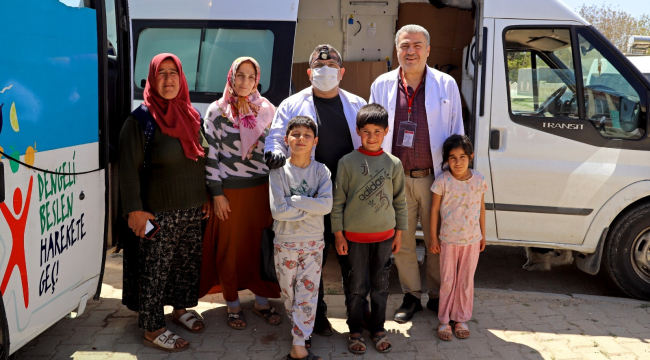 İl Sağlık Müdürlüğü ekiplerinden mobil sağlık uygulaması