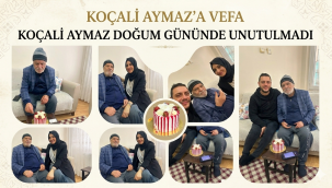 Koçali Aymaz’a doğum günü ziyareti