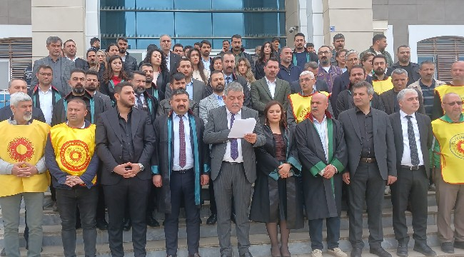 Siverek Adliyesi önünde eğitimde şiddete tepki!