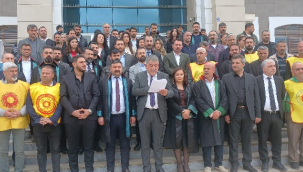 Siverek Adliyesi önünde eğitimde şiddete tepki!