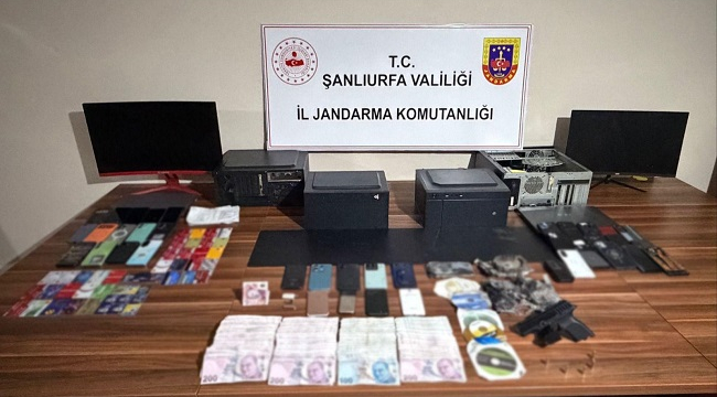 Siverek'te Bilişim Dolandırıcılığı Operasyonunda 14 Gözaltı