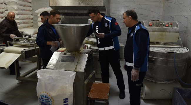 Siverek'te fırın ve unlu mamul işletmelerine denetim