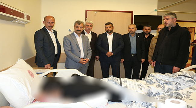 Siverek'te okul saldırısı sonrası HÜDA PAR'dan yaralılara ziyaret