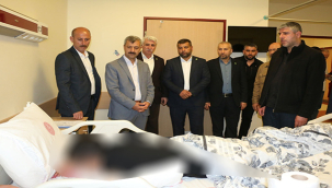 Siverek'te okul saldırısı sonrası HÜDA PAR'dan yaralılara ziyaret
