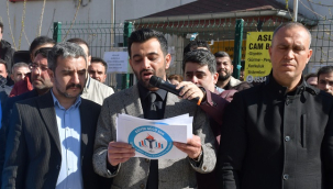 Siverek'te saldırıya sendikalardan tepki ve basın açıklaması