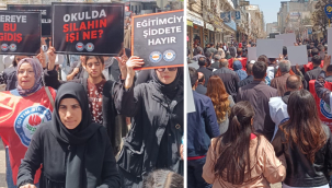 Siverek'te "Şiddete Hayır" yürüyüşü başladı!