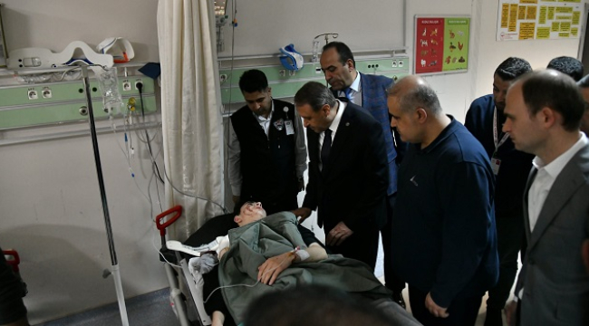 Vali Şıldak Siverek'te okul saldırısı sonrası incelemelerde bulundu