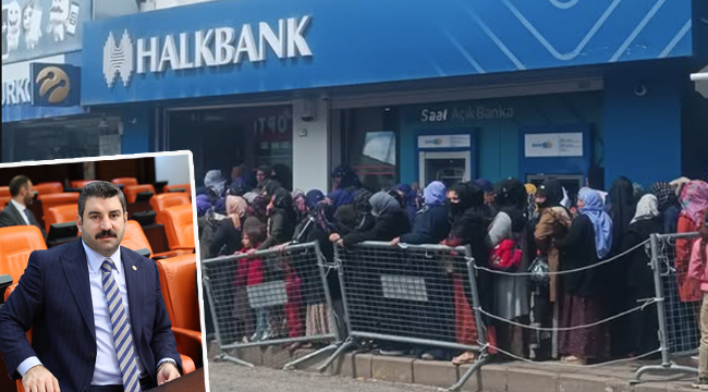 Banka önlerinde sosyal yardım kartları yoğunluğu bitecek mi?