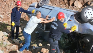 Siverek-Diyarbakır yolunda kaza: 1 yaralı