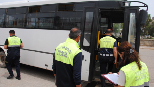 Siverek'te Toplu Taşıma Araçları Mercek Altında