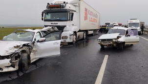 Siverek'te zincirleme kaza can aldı: 2 ölü, 2 yaralı