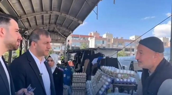 Anahtar Parti Şanlıurfa İl Başkanı Baydar esnafın nabzını tuttu