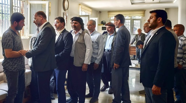 HÜDA PAR trafik kazasında çocuklarını kaybeden aileye ziyaret