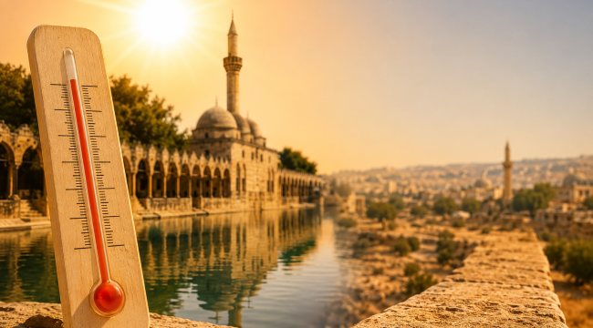 Şanlıurfa'da Sıcaklıklar 39 Dereceye Ulaşacak