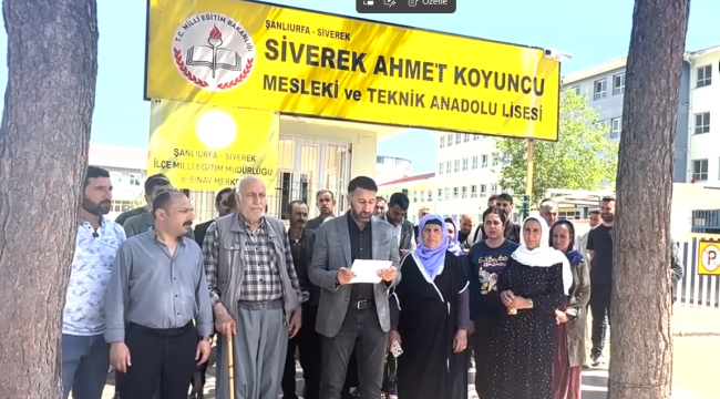 Siverek’te Velilerden Görevden Uzaklaştırılan Okul Yöneticil