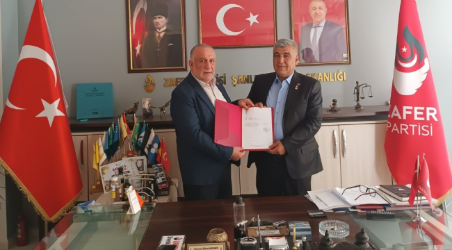 Zafer Partisi Siverek İlçe Başkanlığına Erdal Çiçekçi Atandı