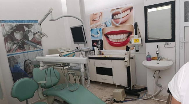 Şanlıurfa'da ruhsatsız diş tedavisi yapılan iki iş yeri mühürlendi