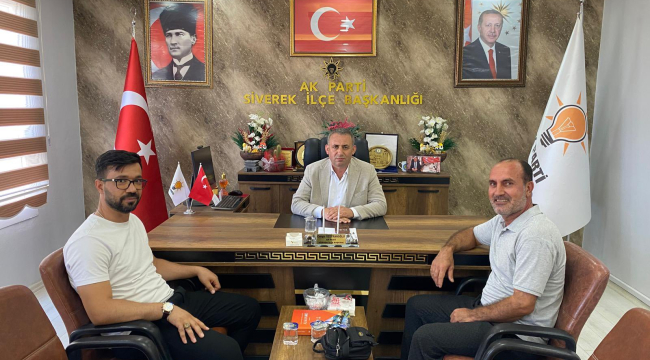 AK Parti Siverek İlçe Başkanı Özeyranoğlu vatandaşlarla bir araya geldi