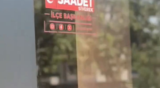 Saadet Partisi'nden Siverek'te Dikkat Çeken Çalışma