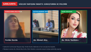 Şanlıurfa'ya Yönelik Sözler Sonrası Dikkat Çeken Polemik!