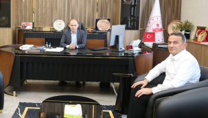 Siverek STO adayı Erman Bozkurt'tan Siverek Kaymakamına ziyaret!