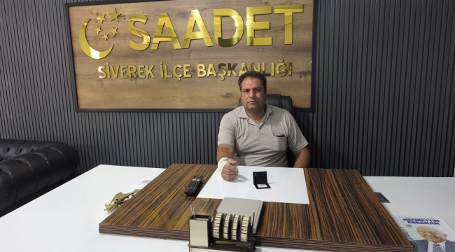 Elindeki Sargı Hizmete Engel Olmadı! Saadet Partili Solak Görev Başında
