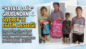 Hayata Dair Grubu'ndan Siverekli Öğrencilere Eğitim Eli