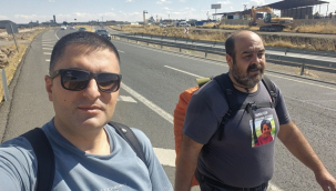 Narin'in Babasının Adalet Yürüyüşü İkinci Gününde Siverek Yolunda