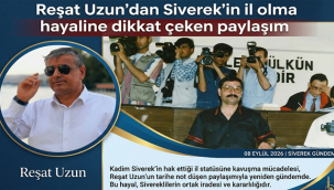 Reşat Uzun'dan Siverek'in il olma hayaline dikkat çeken paylaşım
